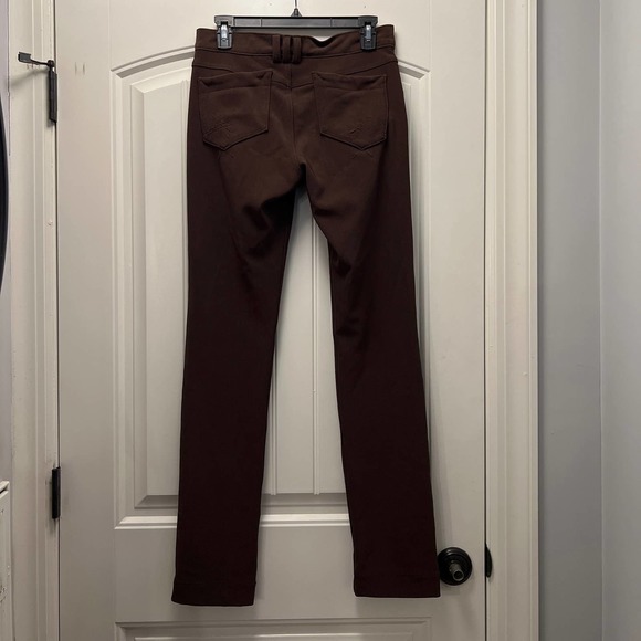 Allen B. by Allen Schwartz Women's Low Rise Straight Leg Pants Size 30 Brown - Picture 4 of 6